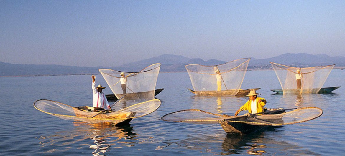 Pescadores en México. Foto: Banco Mundial/Curt Carnemark