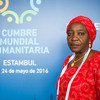 Aishatu Margima, 59 ans, une infirmière à la retraite de l’Etat d’Adamawa, au nord-est du Nigéria, qui a abrité chez elle une cinquantaine de personnes ayant fui Boko Haram, en entretien avec le Centre d'actualités de l'ONU. Photo : Ibraheem Alawadi