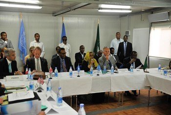UN Security Council members visit Somalia.