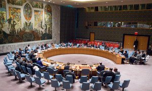 Réunion du Conseil de sécurité de l'ONU sur la situation en Libye. Photo : ONU / Manuel Elias