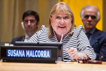 La ministra de Relaciones Exteriores de Argentina, Susana Malcorra. Foto de archivo: ONU/Manuel Elias
