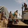 Распределение гуманитарной помощи в Йемене. Фото ВПП