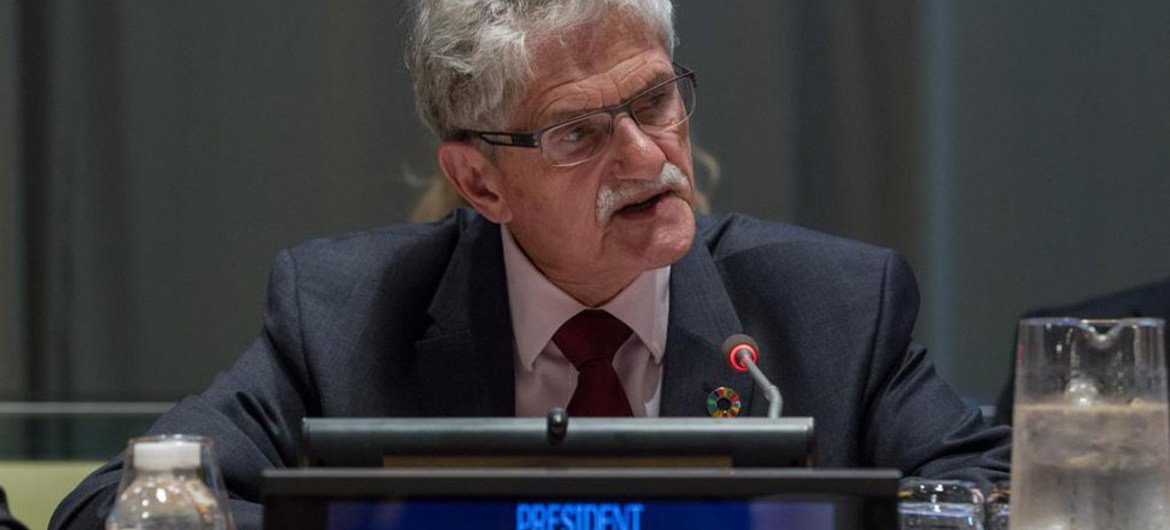 Mogens Lykketoft, presidente saliente de la Asamblea General. Foto de archivo: ONU/JC McIlwaine