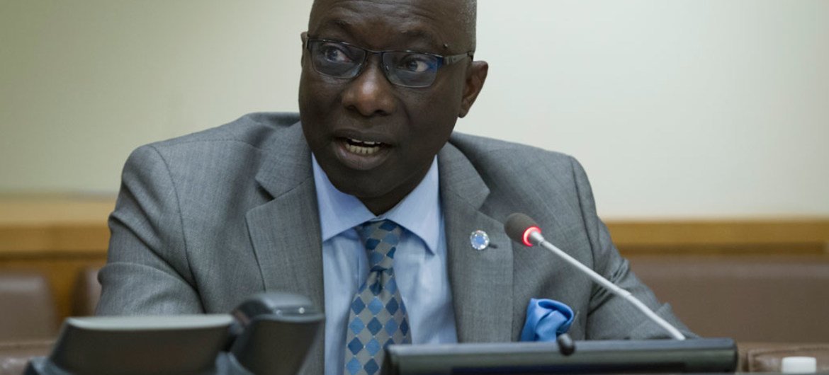 Le Conseiller spécial de l’ONU pour la prévention du génocide, Adama Dieng. Photo ONU/Manuel Elias