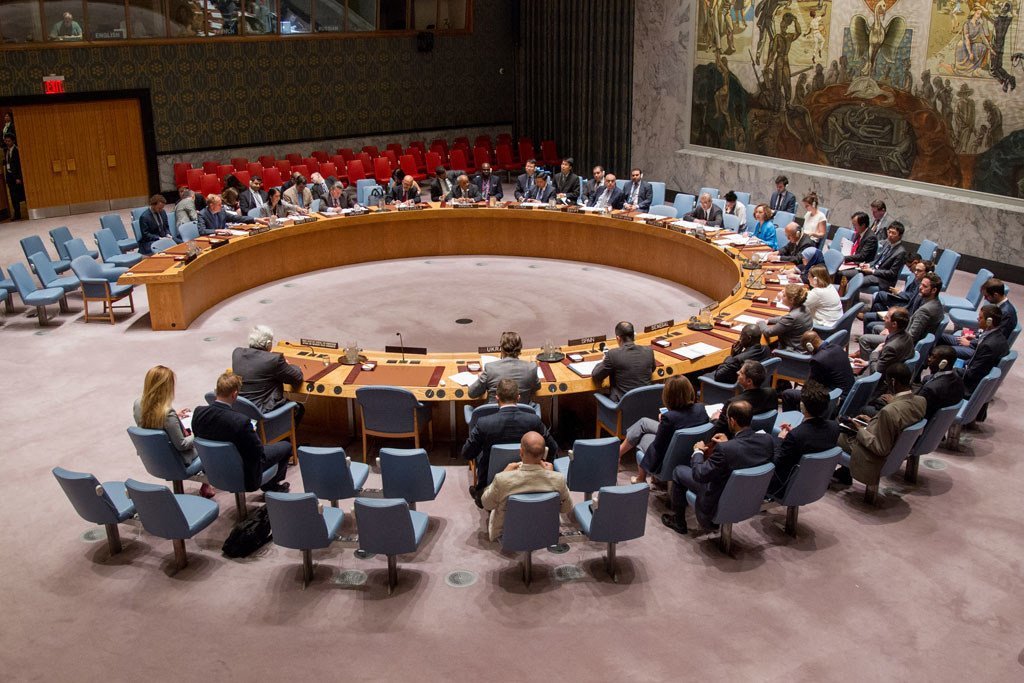 A wide view of the Security Council (file photo).