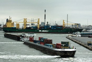 Le port d'Anvers, en Belgique, en 2013. Photo OIM