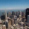 Vue aérienne de la ville de San Francisco, Etat de Californie, aux Etats-Unis.