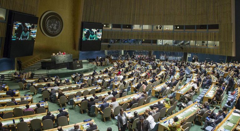 Asamblea General de la ONU. 