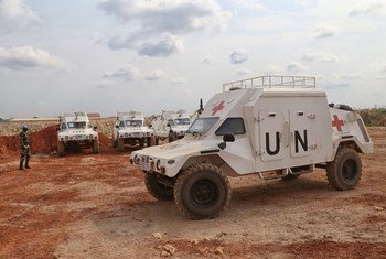 联合国中非共和国综合稳定团资料图片。联合国/Nektarios Markogiannis