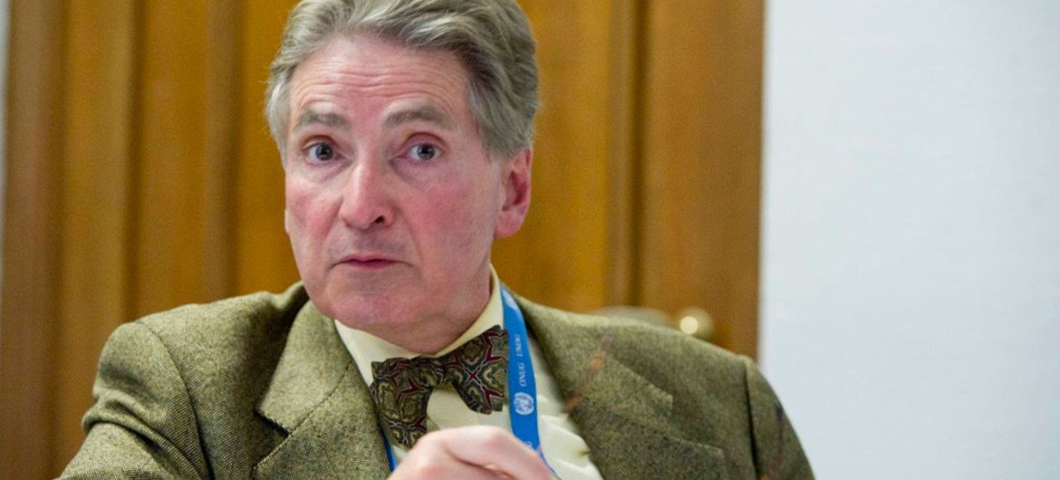 Alfred de Zayas, the UN Independent Expert on the promotion of a democratic and equitable international order.