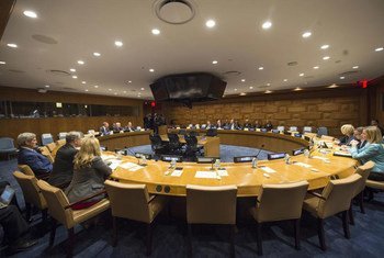 Vue de haut de la salle de réunion des représentants du Quatuor pour le Moyen-Orient (l'ONU, les Etats-Unis, la Fédération de Russie et l'Union européenne). Photo : ONU / Eskinder Debebe (archive)