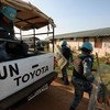 UNMISS Chinese Battalion and UNPOL FPU from Nepal tirelessly continue to provide protection of civilians and maintain security in the UN House base, Jebel area, in Juba.