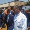United Nations High Commissioner for Human Rights, Zeid Ra’ad Al Hussein (left), arrived in Democratic Republic of the Congo, with on his right Dr. Denis Mukwege. Photo/ MONUSCO