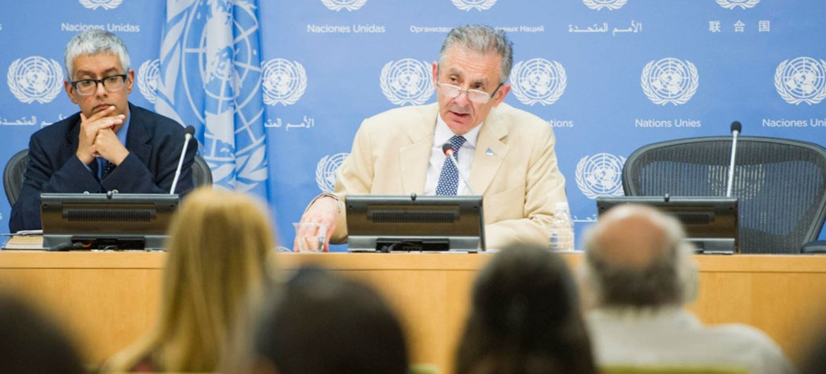 Jean-Paul Laborde, Executive Director of the UN Counter-Terrorism Committee Executive Directorate (CTED), briefs press on flow of foreign terrorist fighters and recent terror attacks.