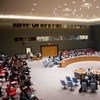 安理会就“在非洲建设和平”主题举行公开辩论。联合国图片/Rick Bajornas