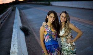 Two girls from Minas Gerais, Brazil, who endured cyberbullying.