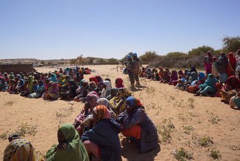 Перемещенные  лица на севере Дарфура