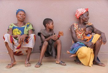 Des habitants de Bambari, en République centrafricaine.