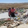 في يونيو 2016، فقد 19 فلسطينيا، بينهم 12 طفلا، منازلهم عندما هدمت القوات الإسرائيلية خمسة مبان في سوسيا، جنوب الخليل، في الأراضي الفلسطينية المحتلة. المصدر: مكتب تنسيق الشؤون الإنسانية
