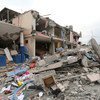 Разрушения после  землетрясения на Гаити