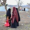نساء نازحات في صنعاء اليمن . المصدر: اليونيسف/ محي الدين فؤاد