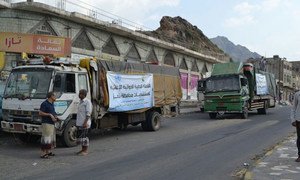 The World Health Organization (WHO), with support of the King Salman Centre for Relief and Humanitarian Aid, delivered two trucks carrying more than 12 tonnes of emergency medicines and medical supplies to Taiz City, Yemen.