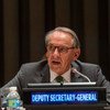 Deputy Secretary-General Jan Eliasson addresses the General Assembly's informal interactive dialogue on the Responsibility to Protect.