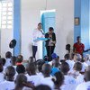 In the rural Haitian village of Los Palmas, Secretary-General Ban Ki-moon launched the country’s “Total Sanitation Campaign”, which aims to scale up sanitation and hygiene interventions in rural areas.