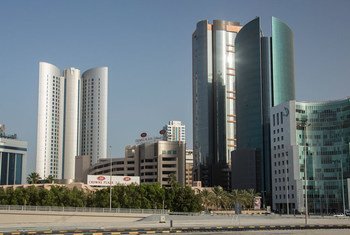 Skyline in Bahrain.