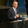 Barack Obama en la Asamblea General. Foto: ONU/Manuel Elías