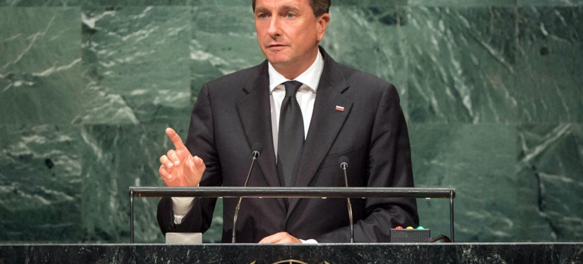 President Borut Pahor of Slovenia addresses the general debate of the General Assembly’s seventy-first session.