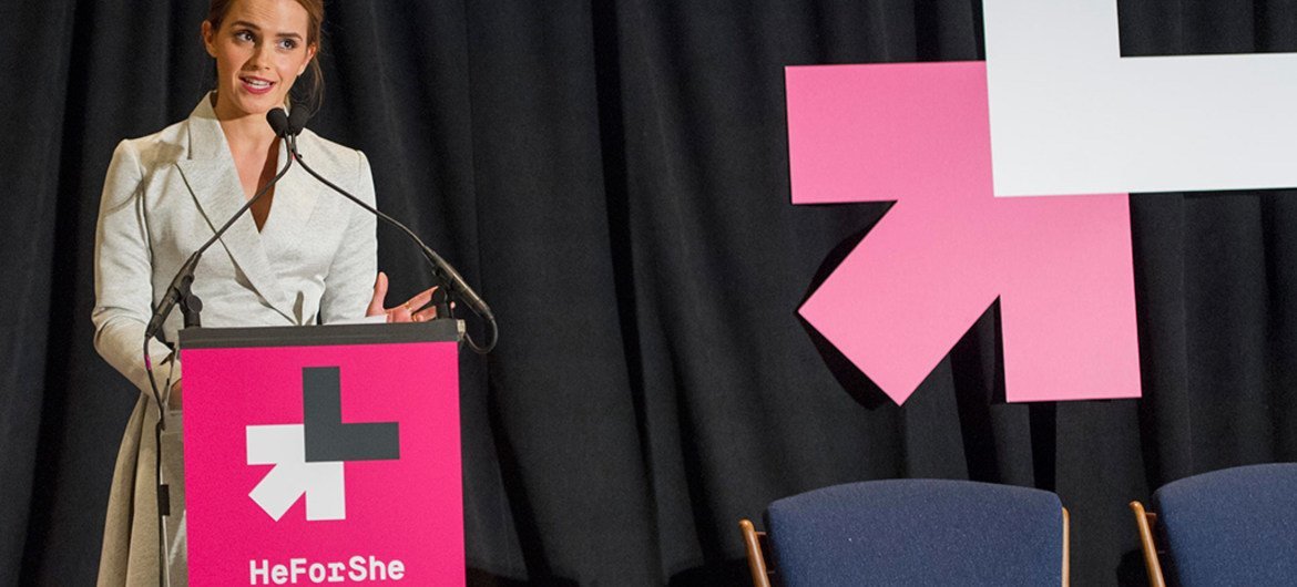 Британская актриса Эмма Уотсон стала первой мировой знаменитостью, кто поддержал кампанию HeForShe