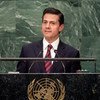 Enrique Peña Nieto en la Asamblea General. Foto: ONU/Cia Pak