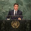 Matteo Renzi, Prime Minister of Italy, addresses the general debate of the General Assembly’s seventy-first session.