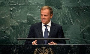 Donald Tusk, President of the European Council, addresses the general debate of the General Assembly’s seventy-first session.