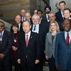 الأمين العام بان كي مون يحضر مأدبة إفطار حول  قمة العمل الإنساني، في دافوس، سويسرا. المصدر: الأمم المتحدة / ريك باغورناس