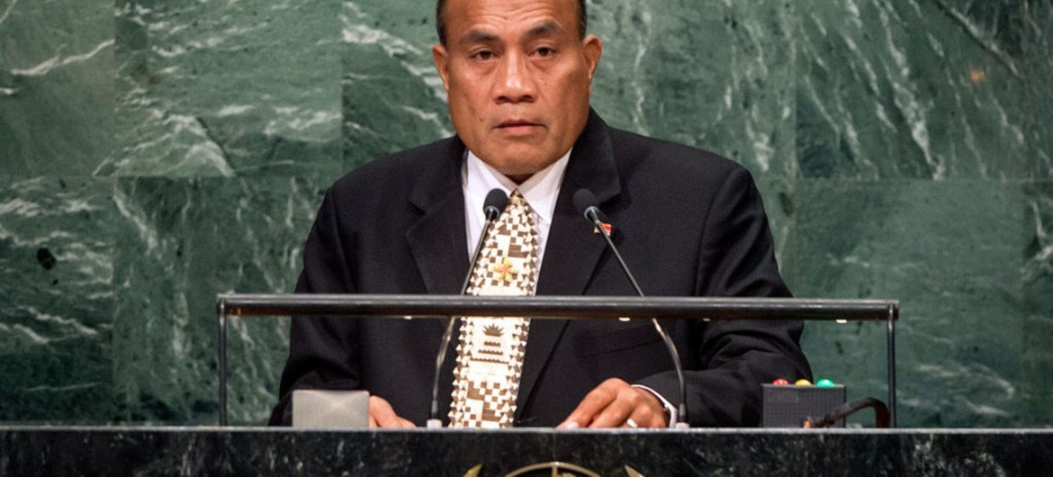 President Taneti Maamau of Kiribati addresses the general debate of the General Assembly’s seventy-first session.