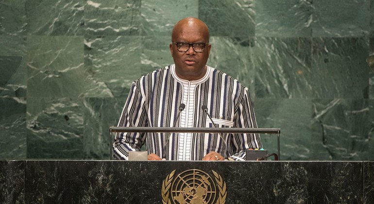 Roch Marc Christian Kaboré, Président du Burkina Faso, lors du débat général de la 71ème session de l'Assemblée générale des Nations Unies (photo d'archives).