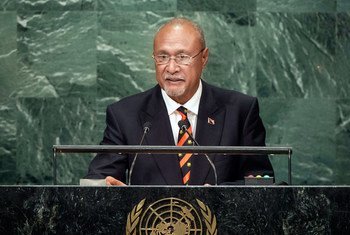 Puka Temu, Special Envoy of the Primie Minister and Minister for Public Service of Papua New Guinea, addresses the general debate of the General Assembly’s seventy-first session.