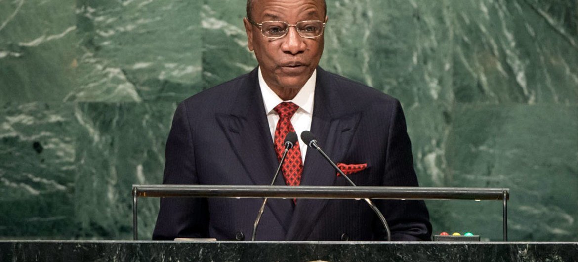 President Alpha Condé of Guinea addresses the general debate of the General Assembly’s seventy-first session.