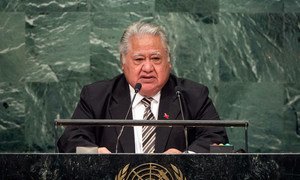 Prime Minister Tuilaepa Sailele Malielegaoi of Samoa addresses the general debate of the General Assembly’s seventy-first session.