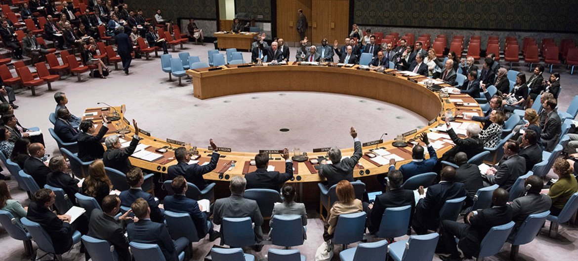 Réunion du Conseil de sécurité: Maintien de la paix et de la sécurité interntionales. Non-proliferation et désarmement nucléaire. Photo ONU/Loey Felipe