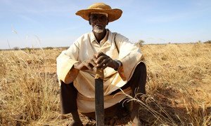 Un agricultor en la región de Dan Kada, en Níger.