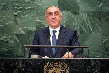 Foreign Minister Elmar Maharram oglu Mammadyarov of Azerbaijan addresses the general debate of the General Assembly’s seventy-first session.
