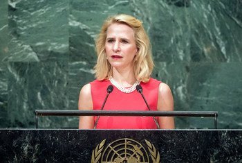 Foreign Minister Aurelia Frick of Liechtenstein addresses the general debate of the General Assembly’s seventy-first session.