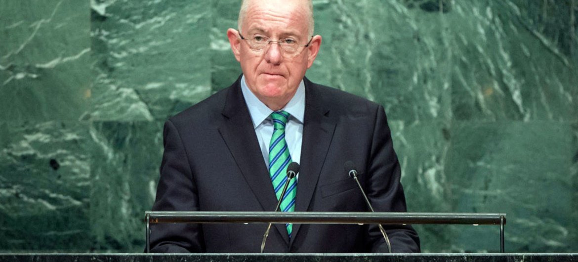Charles Flanagan, Minister for Foreign Affairs and Trade of Ireland, addresses the general debate of the General Assembly’s seventy-first session.