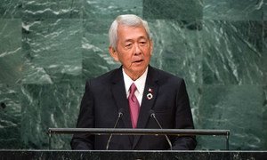 Perfecto Yasay, Secretary for Foreign Affairs of the Republic of the Philippines, addresses the general debate of the General Assembly’s seventy-first session.