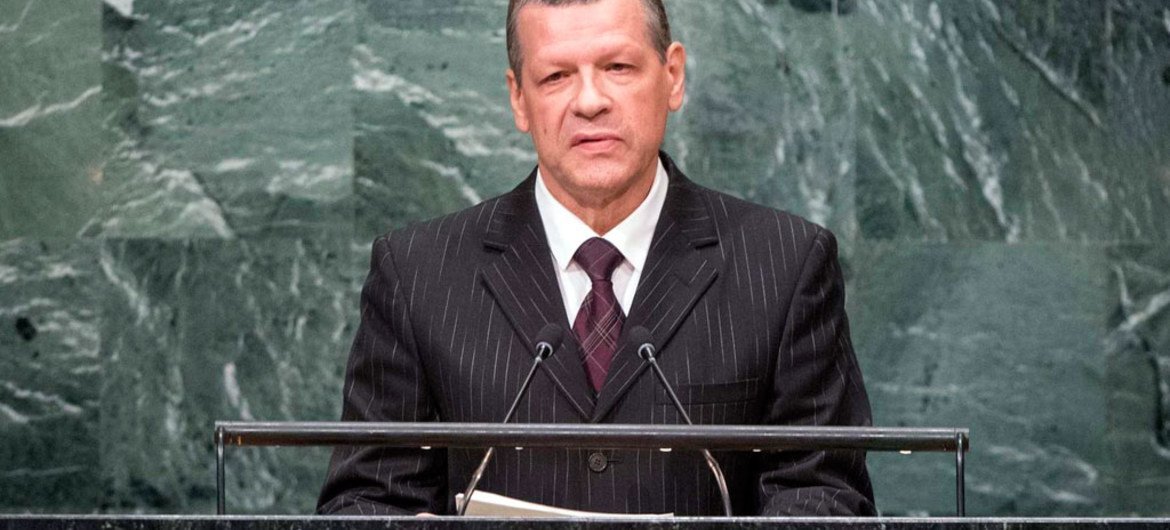 Valentin Rybakov, Deputy Minister of Foreign Affairs of Belarus, addresses the general debate of the General Assembly’s seventy-first session.