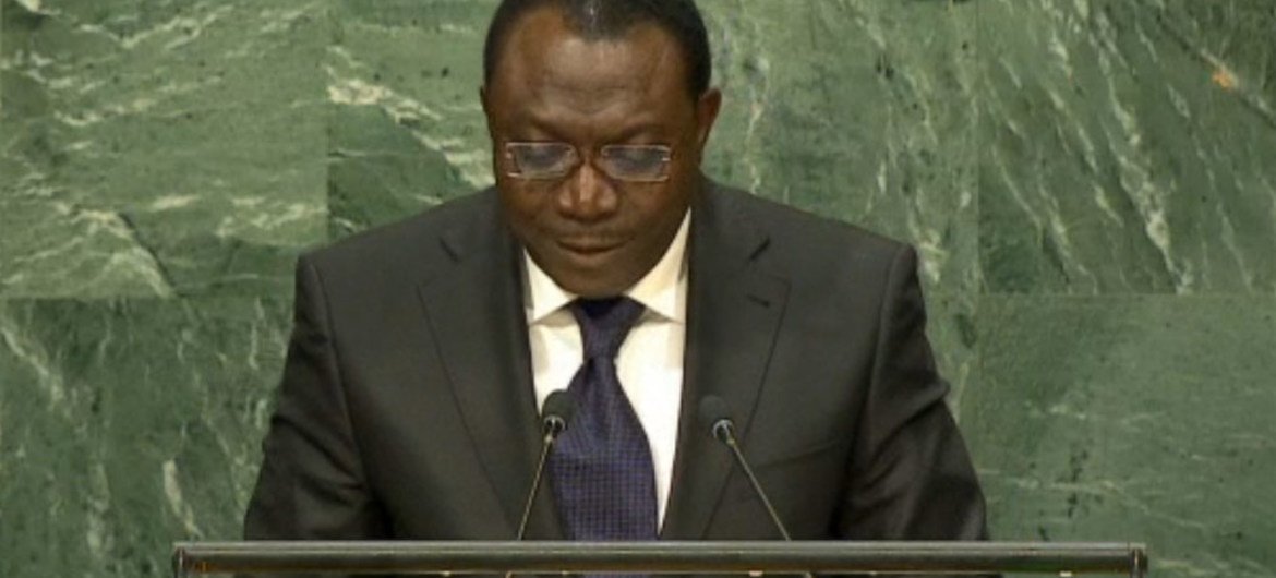 Kokou Kpayedo, Permanent Representative of Togo to the United Nations, addresses the general debate of the General Assembly’s seventy-first session.