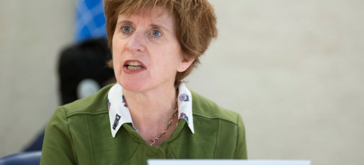 联合国人权副高级专员凯特·吉尔摩（Kate Gilmore）。